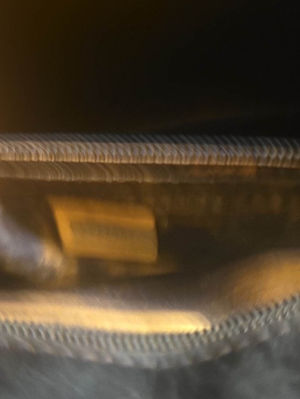 CHANEL Navy Blue Quilted Lambskin Shoulder Bag - Picture 11 of 15